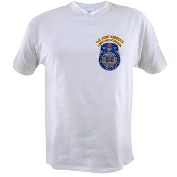 USASAC - A01 - 04 - U.S. Army Security Assistance Command with Text - Value T-shirt