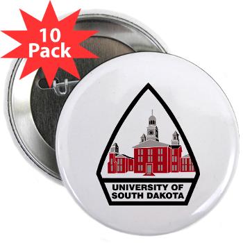 USD - M01 - 01 - SSI - ROTC - University of South Dakota - 2.25" Button (10 pack) - Click Image to Close