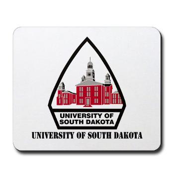 USD - M01 - 03 - SSI - ROTC - University of South Dakota with Text - Mousepad