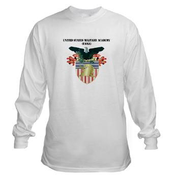 USMA - A01 - 03 - United States Military Academy (USMA) with Text - Long Sleeve T-Shirt - Click Image to Close