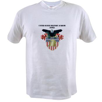 USMA - A01 - 04 - United States Military Academy (USMA) with Text - Value T-shirt - Click Image to Close