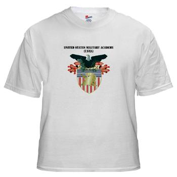 USMA - A01 - 04 - United States Military Academy (USMA) with Text - White t-Shirt18.99 - Click Image to Close
