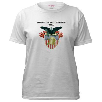 USMA - A01 - 04 - United States Military Academy (USMA) with Text - Women's T-Shirt - Click Image to Close
