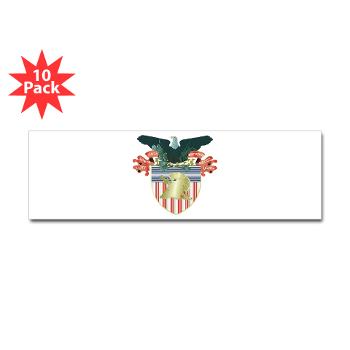 USMA - M01 - 01 - United States Military Academy (USMA) - Sticker (Bumper 10 pk)