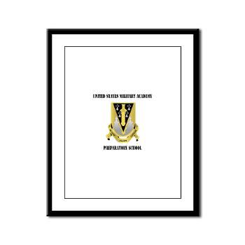 USMAPS - M01 - 02 - US Military Academy Preparatory School with Text - Framed Panel Print