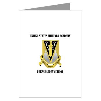 USMAPS - M01 - 02 - US Military Academy Preparatory School with Text - Greeting Cards (Pk of 10)
