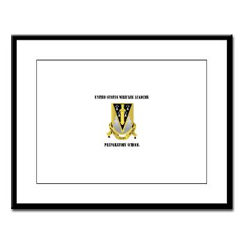USMAPS - M01 - 02 - US Military Academy Preparatory School with Text - Large Framed Print