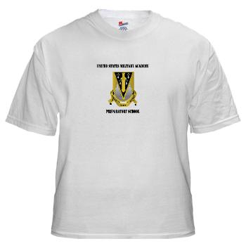 USMAPS - A01 - 04 - US Military Academy Preparatory School with Text - White t-Shirt