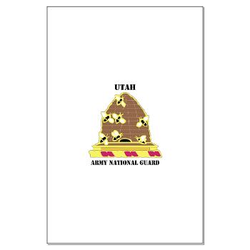 UTARNG - M01 - 02 - DUI - Utah Army National Guard with text - Large Poster