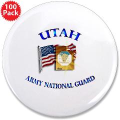 UTARNG - M01 - 01 - Utah Army National Guard - 3.5" Button (100 pack)