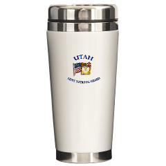 UTARNG - M01 - 03 - Utah Army National Guard - Ceramic Travel Mug