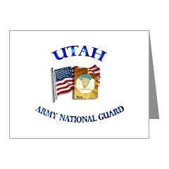 UTARNG - M01 - 02 - Utah Army National Guard - Note Cards (Pk of 20) - Click Image to Close