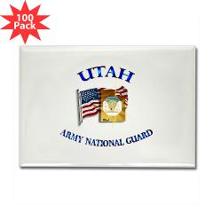 UTARNG - M01 - 01 - Utah Army National Guard - Rectangle Magnet (100 pack)