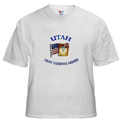UTARNG - A01 - 04 - Utah Army National Guard - White t-Shirt - Click Image to Close