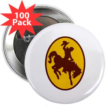 UW - M01 - 01 - SSI - ROTC - University of Wyoming - 2.25" Button (100 pack)