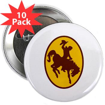 UW - M01 - 01 - SSI - ROTC - University of Wyoming - 2.25" Button (10 pack)