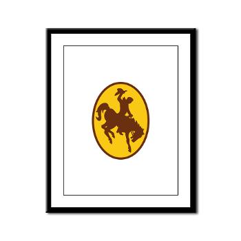 UW - M01 - 02 - SSI - ROTC - University of Wyoming - Framed Panel Print - Click Image to Close