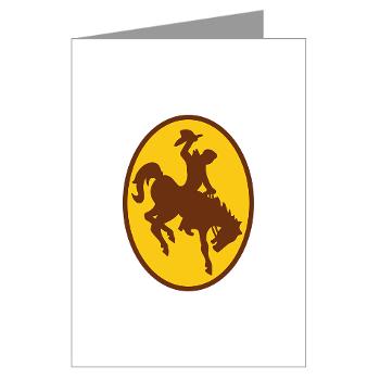 UW - M01 - 02 - SSI - ROTC - University of Wyoming - Greeting Cards (Pk of 20)