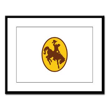 UW - M01 - 02 - SSI - ROTC - University of Wyoming - Large Framed Print - Click Image to Close