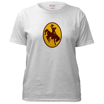 UW - A01 - 04 - SSI - ROTC - University of Wyoming - Women's T-Shirt - Click Image to Close