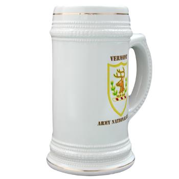VARNG - M01 - 03 - DUI - Vermont Army National Guard with Text - Stein