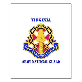 VAARNG - M01 - 02 - DUI - Virginia Army National Guard with text - Small Poster