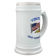VAARNG - M01 - 03 - DUI - Virginia Army National Guard with Flag Stein - Click Image to Close