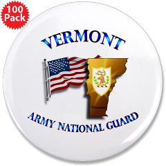 VARNG - M01 - 01 - Vermont Army National Guard 3.5" Button (100 pack)