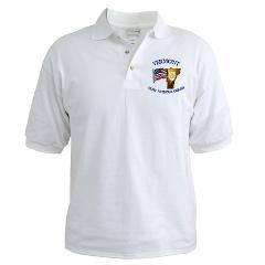 VARNG - A01 - 04 - Vermont Army National Guard Golf Shirt - Click Image to Close
