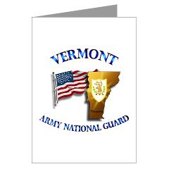 VARNG - M01 - 02 - Vermont Army National Guard Greeting Cards (Pk of 10) - Click Image to Close