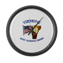 VARNG - M01 - 03 - Vermont Army National Guard Large Wall Clock