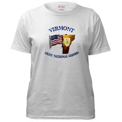 VARNG - A01 - 04 - Vermont Army National Guard Women's T-Shirt - Click Image to Close