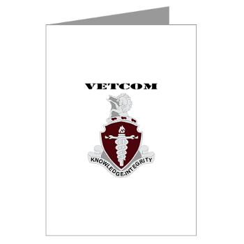 VETCOM - M01 - 02 - DUI - VETCOM with Text - Greeting Card(Pk of 10)