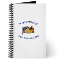 WAARNG - M01 - 02 - DUI - Washington Army National Guard with Flag Journal
