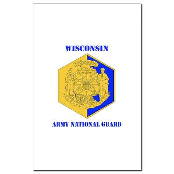 WIARNG - M01 - 02 - DUI - Wisconsin Army National Guard with text - Mini Poster Print