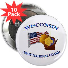 WIARNG - M01 - 01 - Wisconsin Army National Guard - 2.25" Button (10 pack) - Click Image to Close