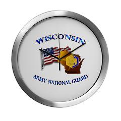 WIARNG - M01 - 03 - Wisconsin Army National Guard - Modern Wall Clock - Click Image to Close
