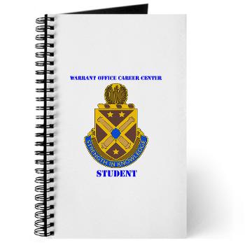 WOCCS - M01 - 02 - DUI - Warrant Office Career Center - Student with text Journal