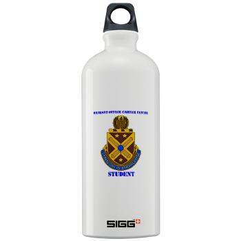 WOCCS - M01 - 03 - DUI - Warrant Office Career Center - Student with text Sigg Water Bottle 1.0L