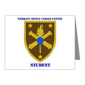 WOCCS - M01 - 02 - SSI - Warrant Office Career Center - Student with text Note Cards (Pk of 20)