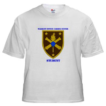 WOCCS - A01 - 04 - SSI - Warrant Office Career Center - Student with text White t-Shirt