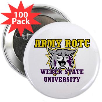 WSUROTC - M01 - 01 - Weber State University - ROTC - 2.25" Button (100 pack)