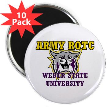 WSUROTC - M01 - 01 - Weber State University - ROTC - 2.25" Magnet (10 pack) - Click Image to Close