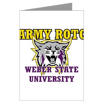 WSUROTC - M01 - 02 - Weber State University - ROTC - Greeting Cardrds (Pk of 20)