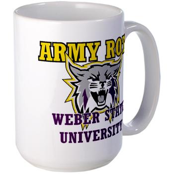 WSUROTC - M01 - 03 - Weber State University - ROTC - Large Mug - Click Image to Close