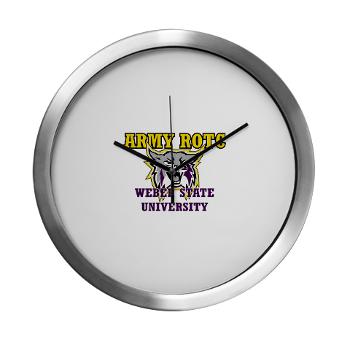 WSUROTC - M01 - 03 - Weber State University - ROTC - Modern Wall Clock - Click Image to Close