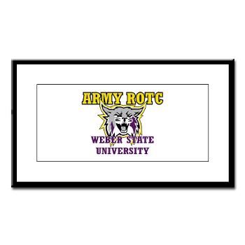 WSUROTC - M01 - 02 - Weber State University - ROTC - Small Framed Print - Click Image to Close