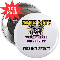 WSUROTC - M01 - 01 - Weber State University - ROTC with Text - 2.25" Button (100 pack)