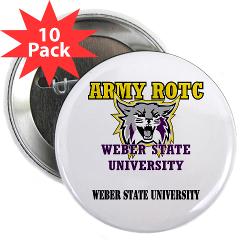 WSUROTC - M01 - 01 - Weber State University - ROTC with Text - 2.25" Button (10 pack)