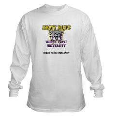 WSUROTC - A01 - 03 - Weber State University - ROTC with Text - Long Sleeve T-Shirt
